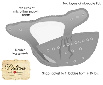 Buttons Cloth Diapers