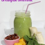 Go Green! Nutty Green Breakfast Smoothie Recipe + #FFMarchMiles Update