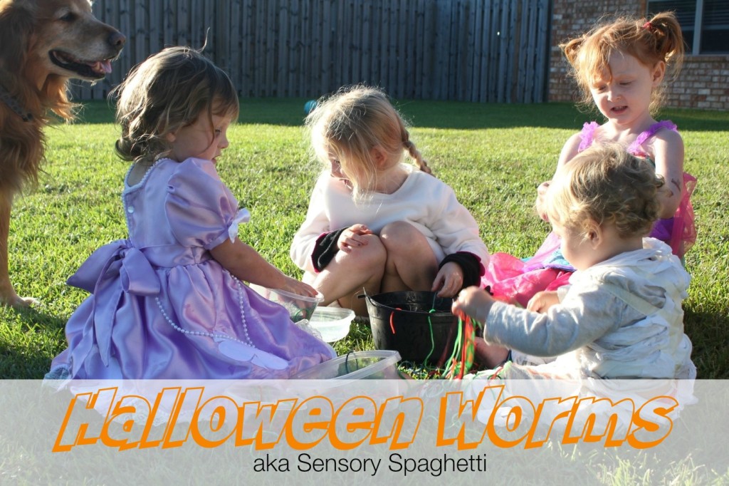 "Halloween Crafts" "Halloween Activities for Kids" "Sensory Bins" "Sensory Spaghetti" "Halloween Worms" "Halloween"
