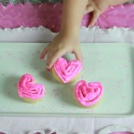 Heart Shaped Cupcakes for Valentine’s Day