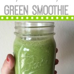 Simple Green Smoothie Recipe {Move It Monday}