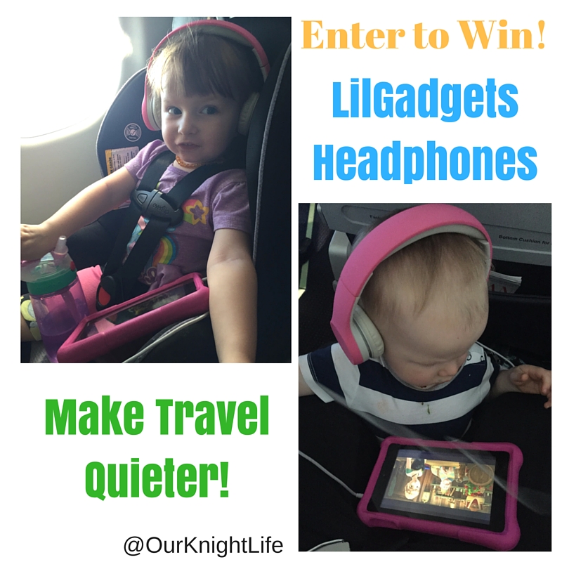 LilGadgets Headphones review + giveaway - make travel quieter with kids!